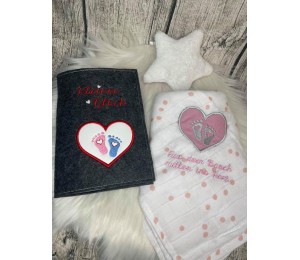 Stickserie - Mutterpass Motive Vol. 2 inkl. Mukipass Schriftzug